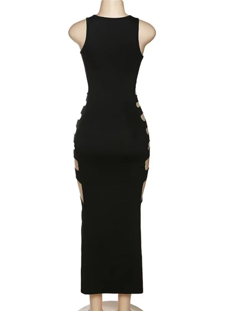 Hollow sexy bodycon dress