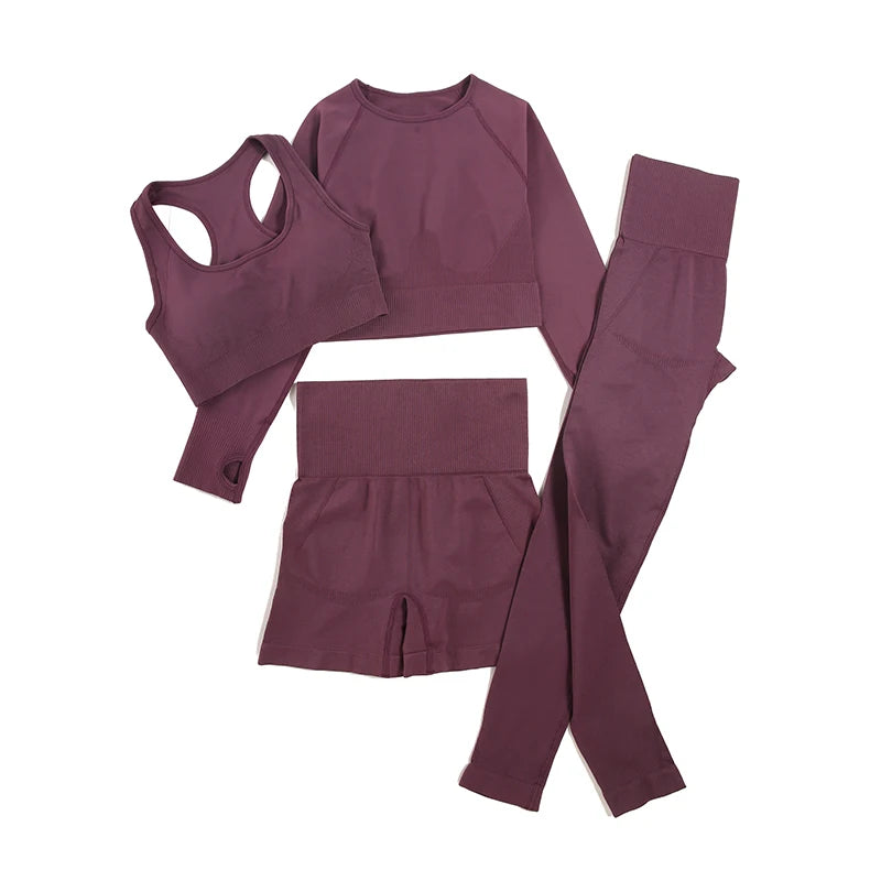 Seamless Yoga 4 pc Tracksuit
