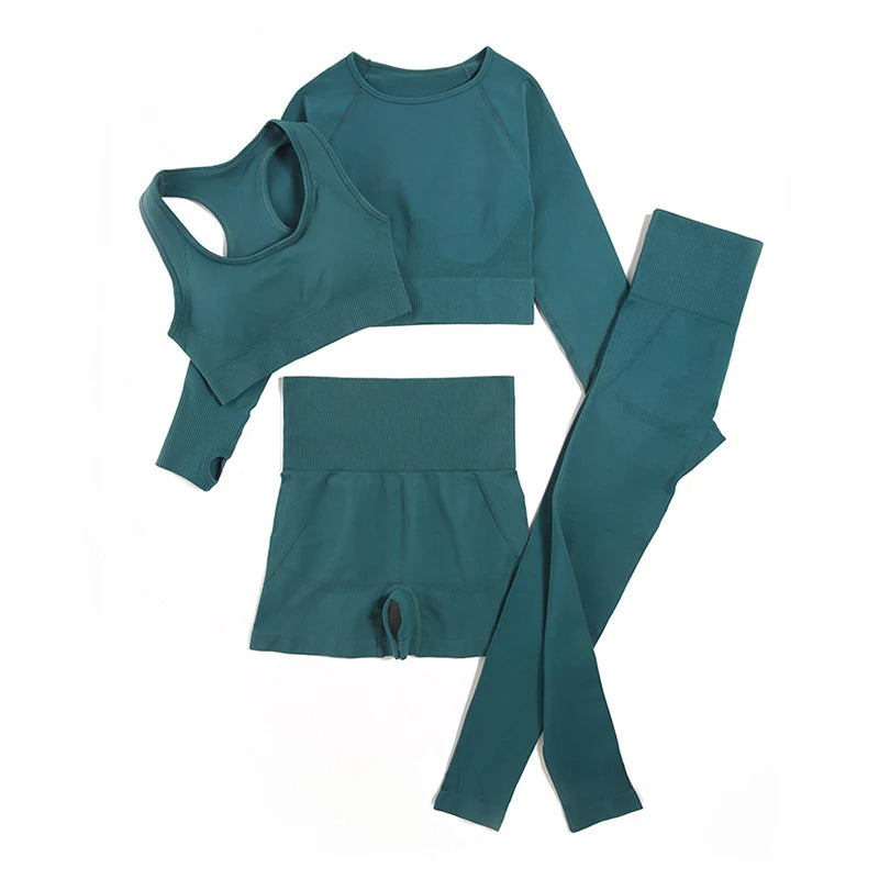 Seamless Yoga 4 pc Tracksuit