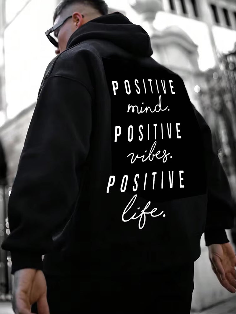Positive Printed Hoodie