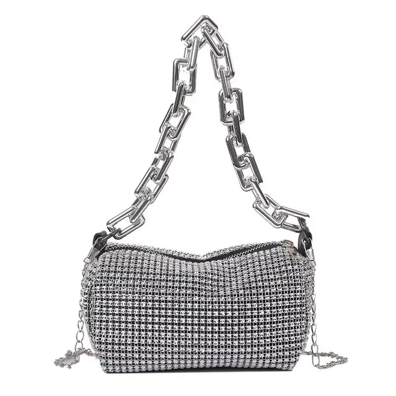 Rhinestone Chain Bag