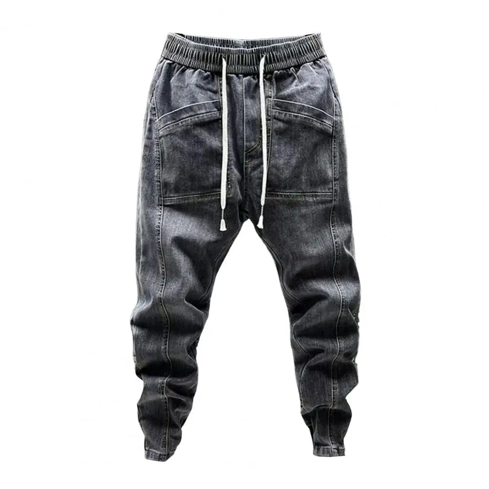 Men's Denim Cargo Pants