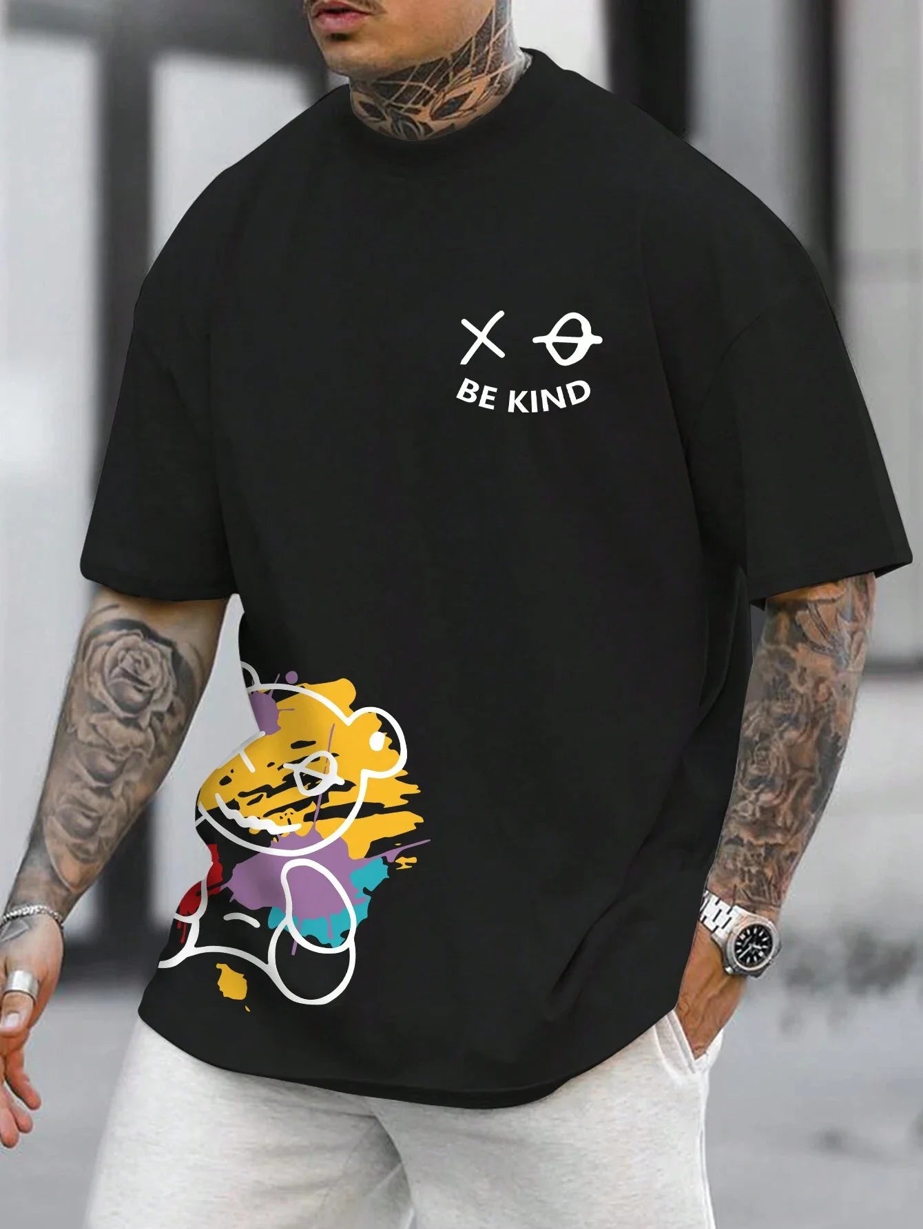100% cotton graphic t-shirt