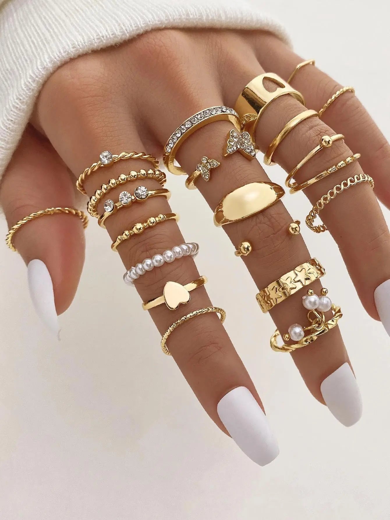 23Pcs Rings Set for Women