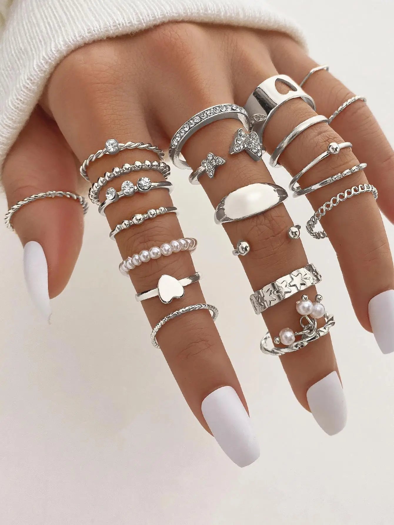 23Pcs Rings Set for Women