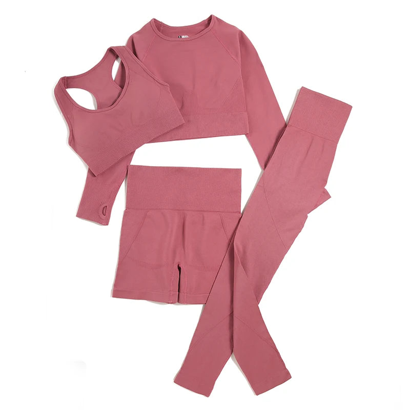 Seamless Yoga 4 pc Tracksuit