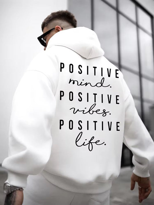 Positive Printed Hoodie 
