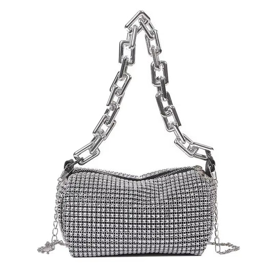 Rhinestone Chain Bag