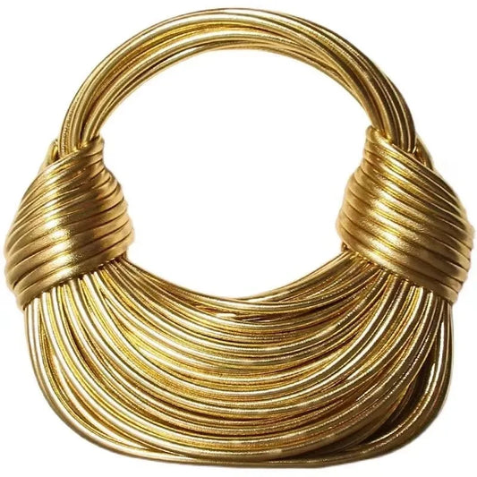 Rope Knotted Hobo Clutch