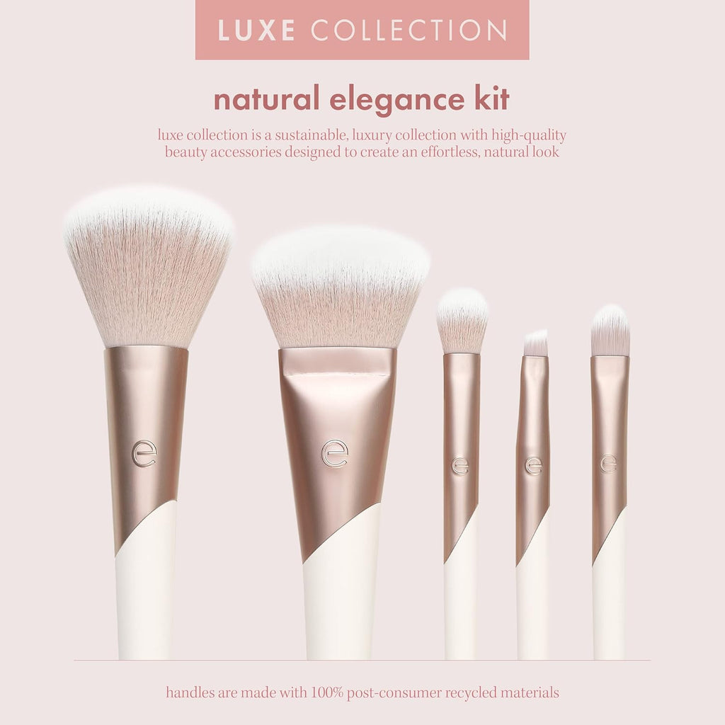 Luxe Professional Makeup & Foundation Brush Set (5 pcs)