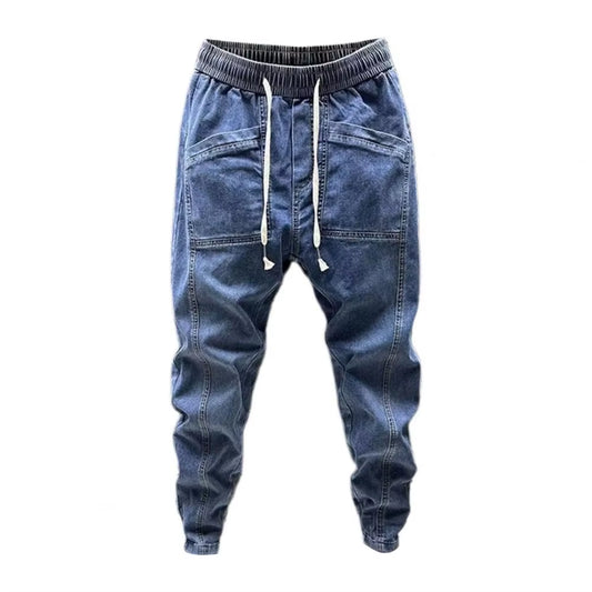 Men's Denim Cargo Pants 