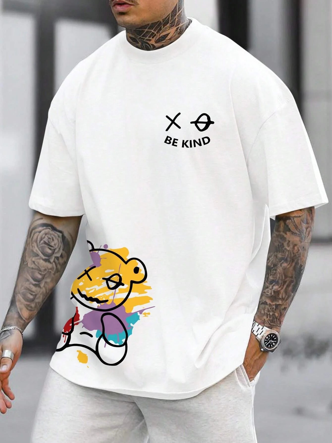 100% cotton graphic t-shirt