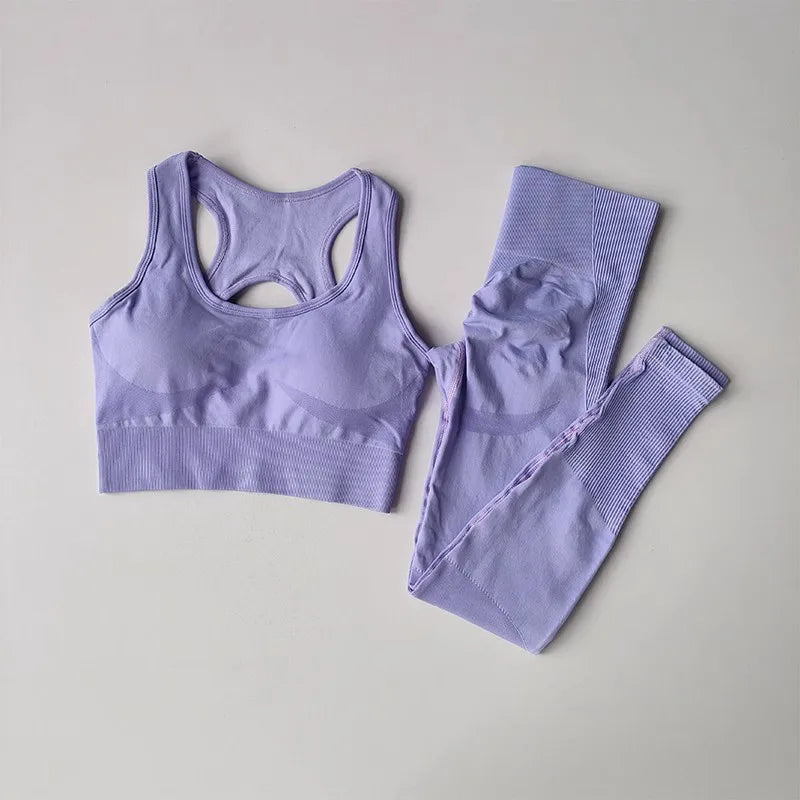 Sports Bra & High Waist Leggings