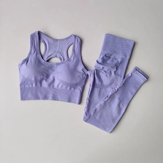 Sports Bra & High Waist Leggings