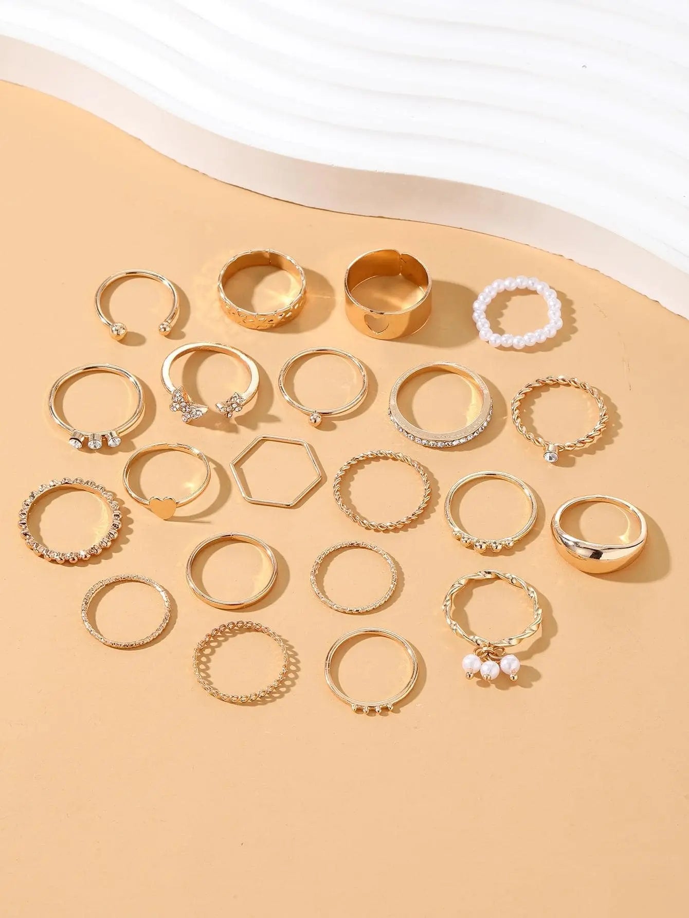 23Pcs Rings Set for Women 