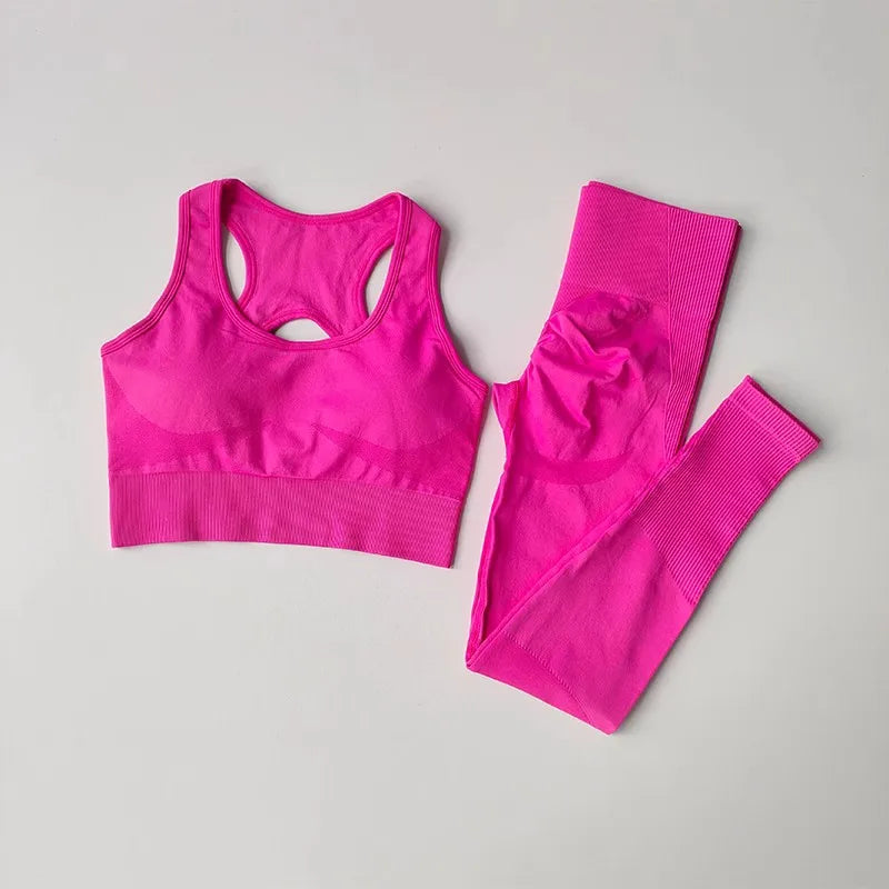 Sports Bra & High Waist Leggings