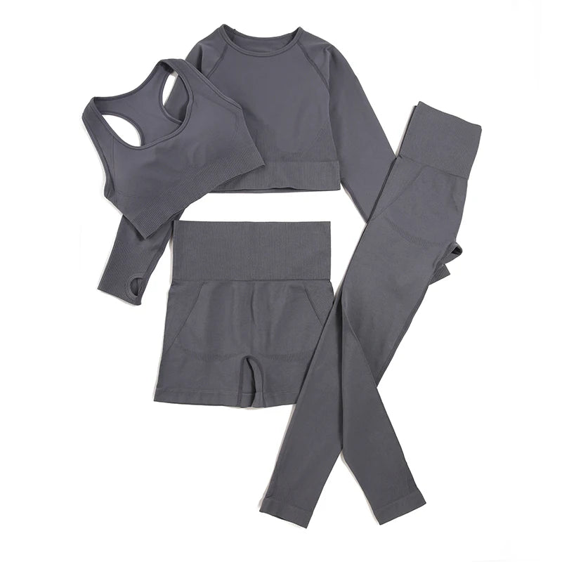 Seamless Yoga 4 pc Tracksuit