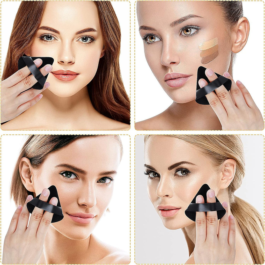 Triangle Cosmetic Powder Puffs (2 pcs)